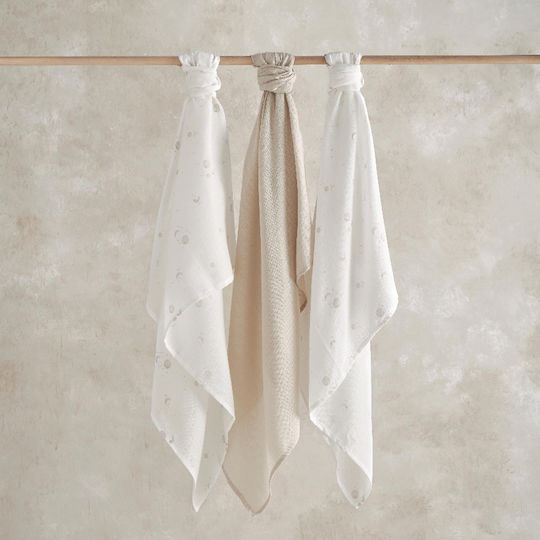 Mamas & Papas Swaddle Blanket 90x90cm 3 Pieces Mamas & Papas Swaddle Blanket 90x90cm 3 Pieces
