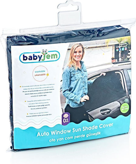 Set 2 Babyjem Car Sun Shades 47x107 Cm