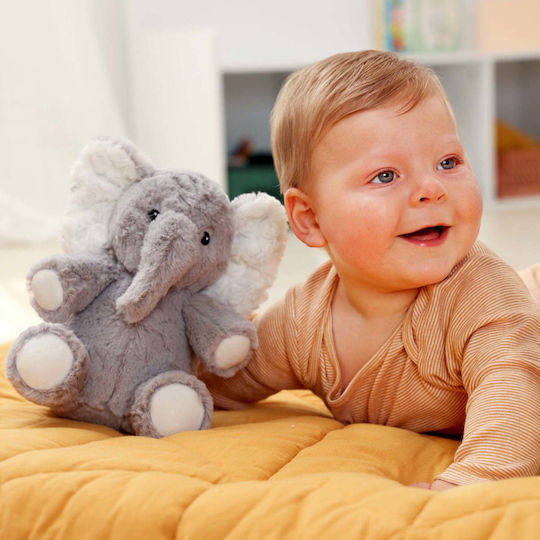 Tierchen aus Stoff mit weißen Klängen / mit Sounds