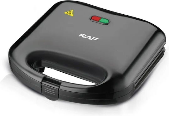 Raf Τοστιέρα για 2 Τοστ 750W Μαύρη