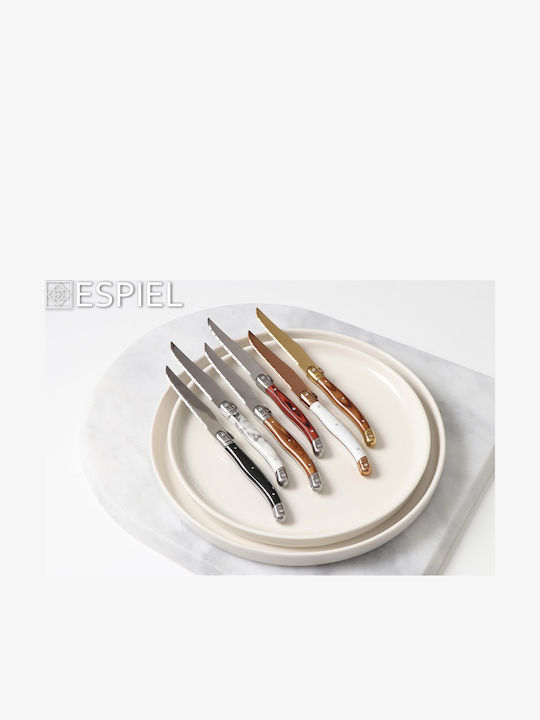 Espiel Antique Knives Steak from Stainless Steel 23cm 12pcs