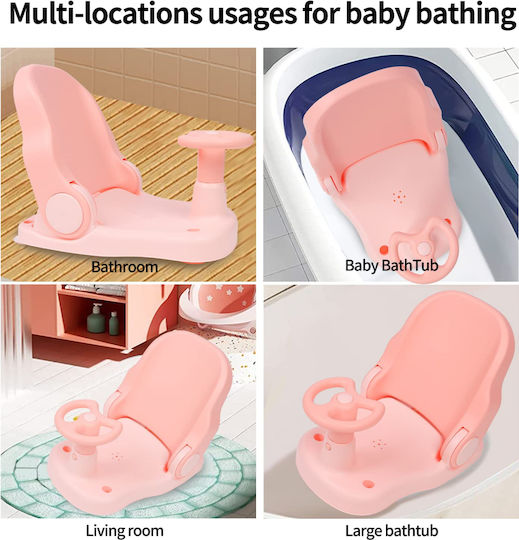Little Mom Baby Bath Seat Pink