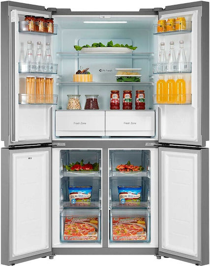 Midea 492lt Total NoFrost Î180.8xL83.3xA74cm. Inox MDRF648FGE02
