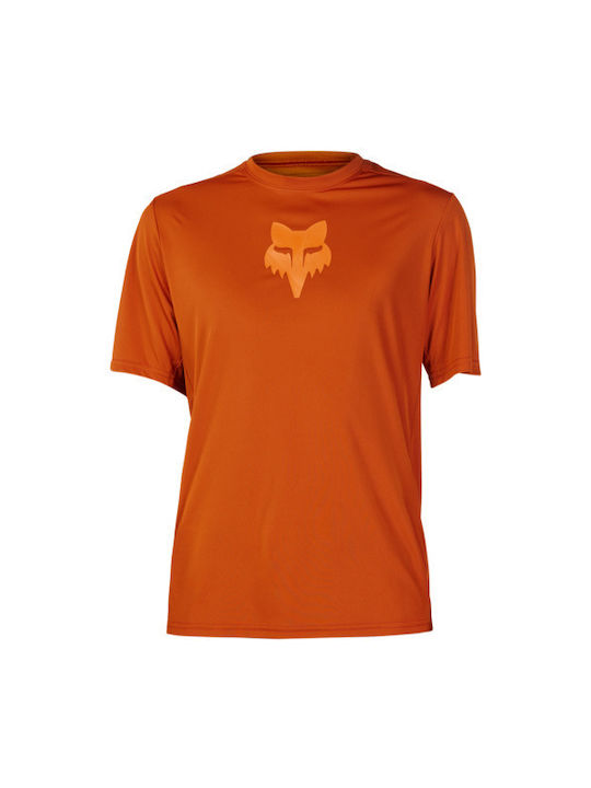 Fox Ranger Ss Bărbați Mâneci scurte Tricou de ciclism Portocaliu