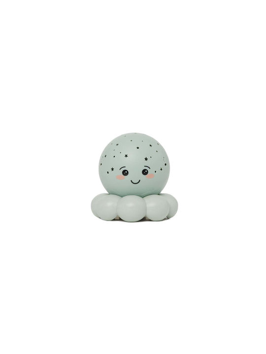 Cloud b Night Light LED Octopus Power Green