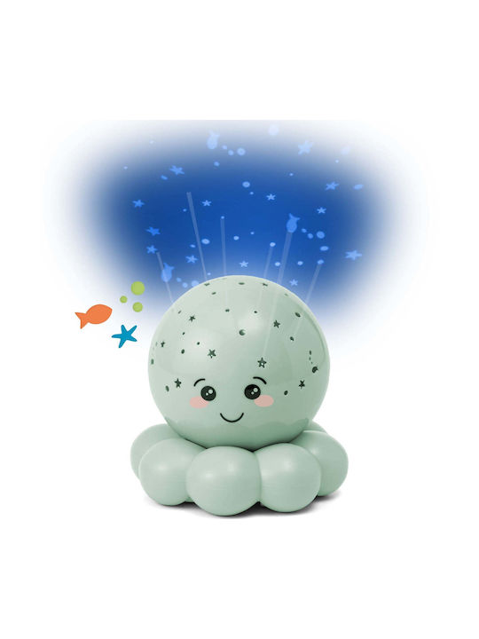 Cloud b Night Light LED Octopus Power Green