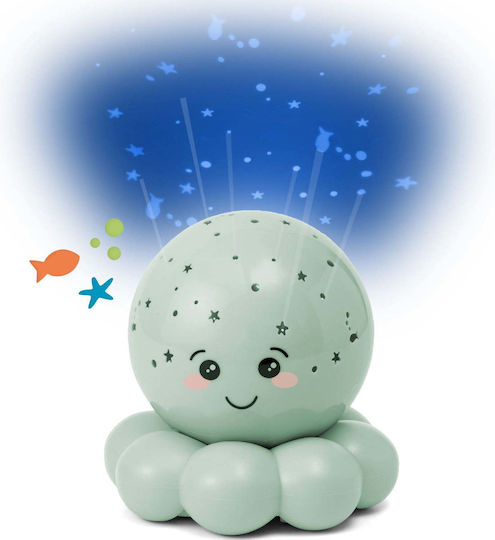 Cloud b Night Light LED Octopus Power Green