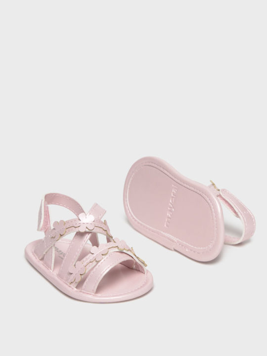 Mayoral Soft-Sole Baby Sandals Beige