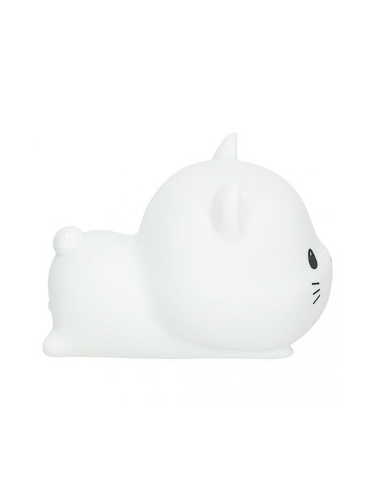 ikonka Lampă decorativă pentru copii Alb 15x11x10εκ.