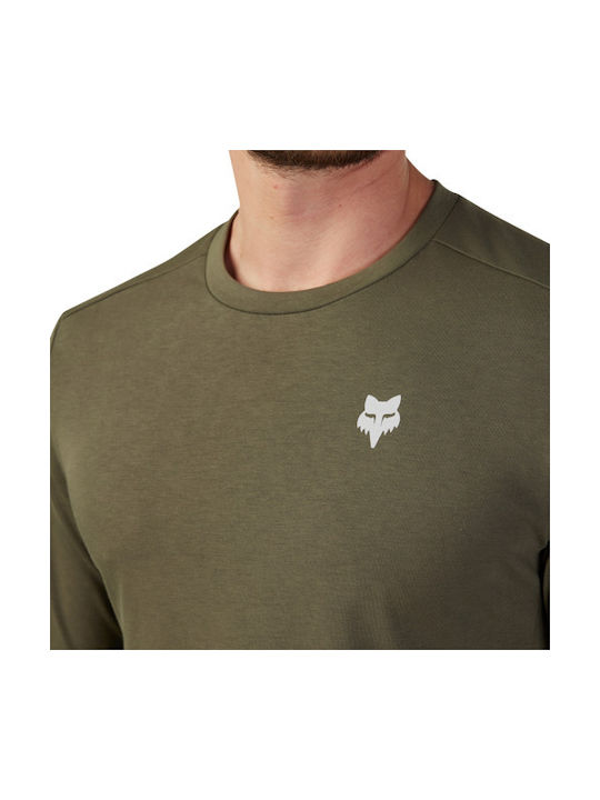 Fox Ranger Long Sleeves Cycling Jersey Green