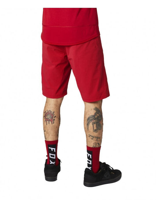 Fox Ranger Pantaloni de ciclism pentru bărbați Roșu