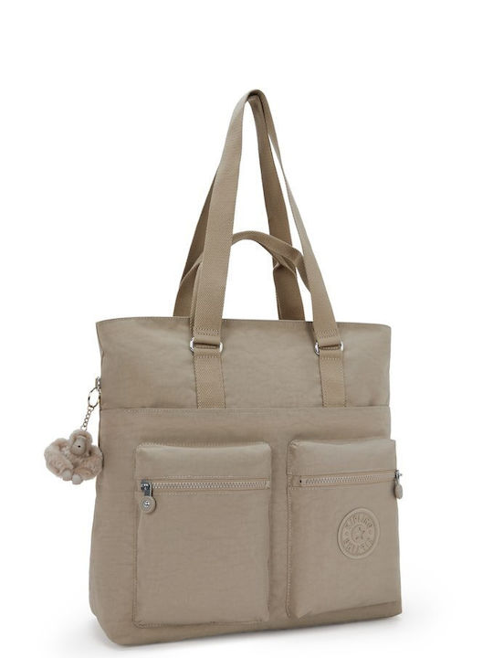 Damentasche Schultertasche Beige