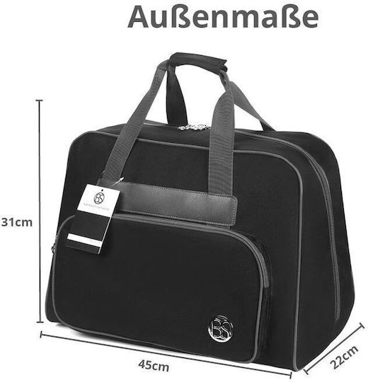Bag Storing Transporting Sewing Machines Dimensions 45x22x31 Cm Black Babysnap