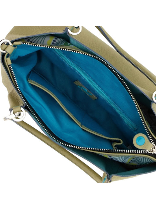 Women's Shopper Shoulder Bag Green G012273T3 X3024 C2517