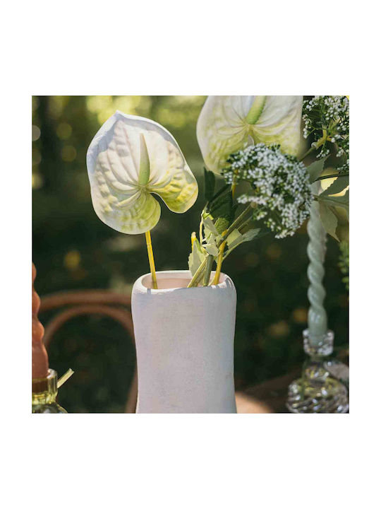 Beauty Home Decorative Vase Thalya White 18cm