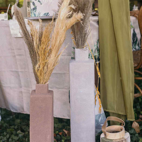 Beauty Home Decorative Vase Liora Beige 11x11x45cm