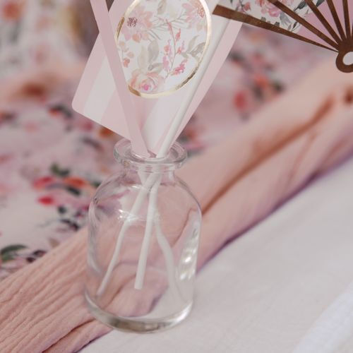 Beauty Home Διακοσμητικό Βάζο Γυάλινο Faustin Διάφανο 6.8xΥ12cm