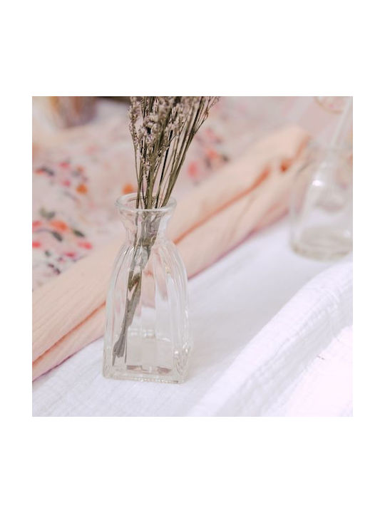 Beauty Home Dekorative Glasvase Rosalie Transparente 5.3xH11cm