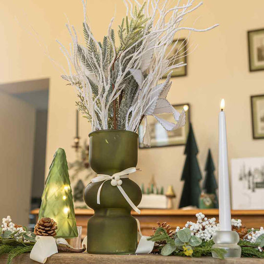 Beauty Home Βάζο Γυάλινο Judith Πράσινο Y25cm Beauty Home Βάζο Γυάλινο Judith Πράσινο Y25cm