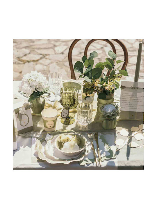 Beauty Home Vază Decorativă Sticlă Victor Verde 11.5cm 1buc