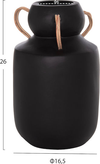 HomeMarkt Βάζο Πήλινο Mibo Πορτοκαλί 16x16xΥcm
