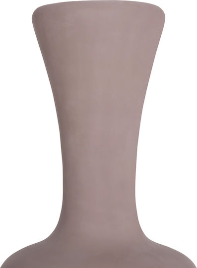 HomeMarkt Decorative Floor Vase Concrete Nebula Brown 17xH45cm