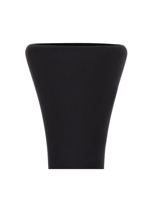 HomeMarkt Decorative Floor Vase Concrete Nebula Black 17xH45cm