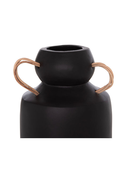 HomeMarkt Decorative Vase Ceramic Mibo Orange 16x16xH16.5cm