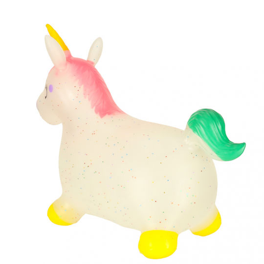 ikonka Săritori Unicorn Pentru 3+ Ani Roz 47 cm