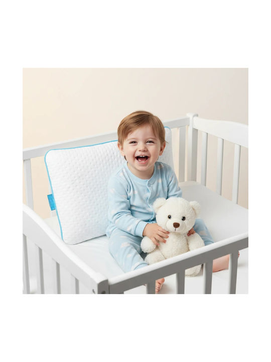Bequemes Orthopädisches Baby-Kissen Weiß 45x30x8cm