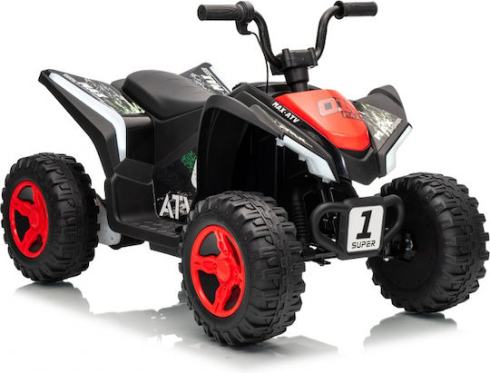 Motocicletă Cu 4 Roți Electrică 24 Volt Roșie Pentru 3+ Ani