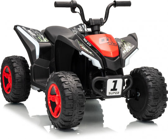 Motocicletă Cu 4 Roți Electrică 24 Volt Roșie Pentru 3+ Ani