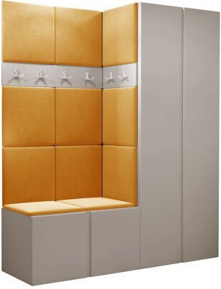 Hartford 266 Έπιπλο Εισόδου με Καθρέπτη Κασμίρι 158x46x186εκ. Hartford 266 Έπιπλο Εισόδου με Καθρέπτη Κασμίρι 158x46x186εκ.