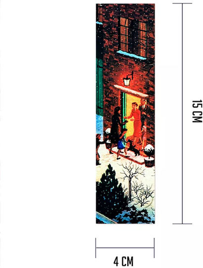 Set 30 Semne De Carte Din Carton Obro Pentru Pasionați De Lectură Postere Retro Americane Multicolore Albe 15 X 4 Cm