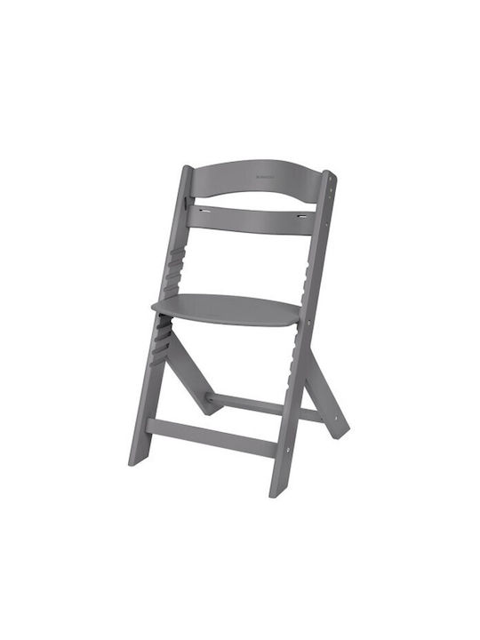 Kikka Boo Nordy Baby Highchair 2 in 1 with Adjustable Height Dark Gray