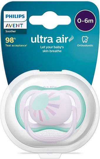 Philips Ultra Air Πιπίλα Σιλικόνης για 0-6 μηνών