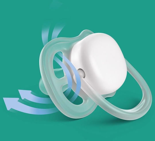 Philips Ultra Air Πιπίλα Σιλικόνης για 0-6 μηνών
