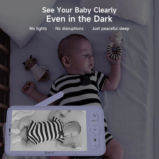 Arenti Ainanny B2 Baby Monitor , with Two-way Communication & Lullabies