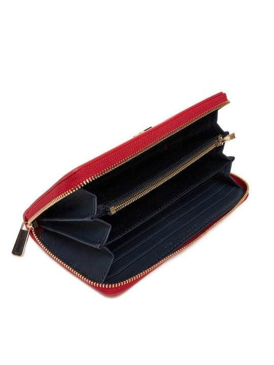 Tommy Hilfiger Großes Damenbrieftasche Rot Tommy Hilfiger Großes Damenbrieftasche Rot