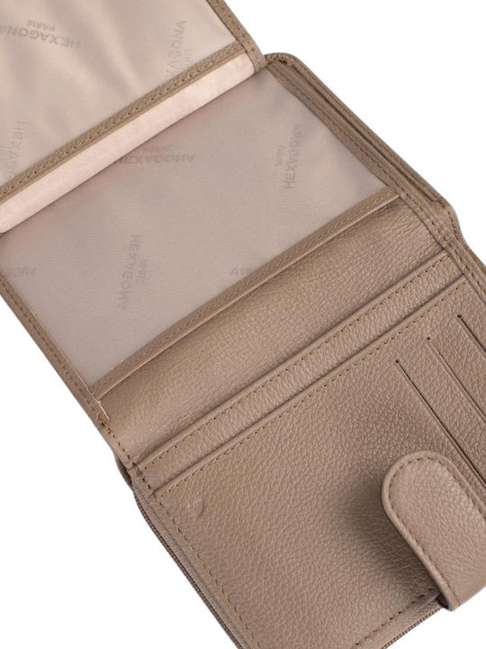 Large Leather Women's Wallet Classic Brown