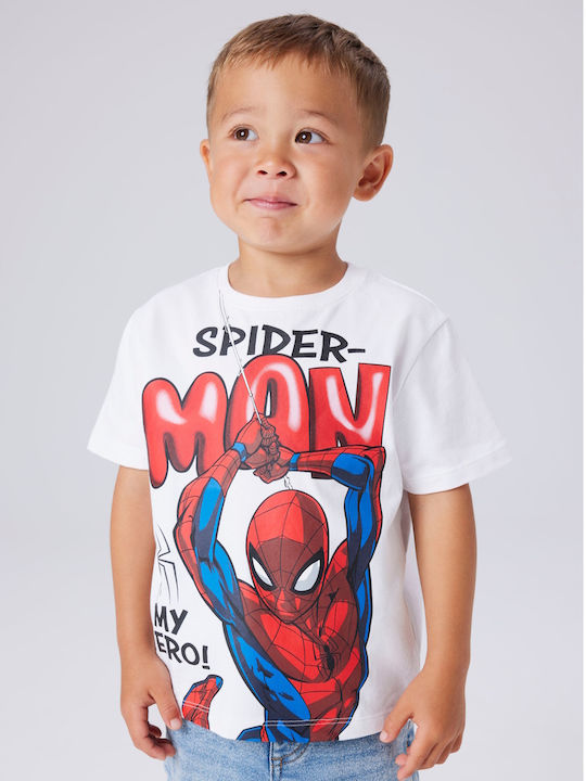 Παιδικό T-shirt Λευκό Spiderman