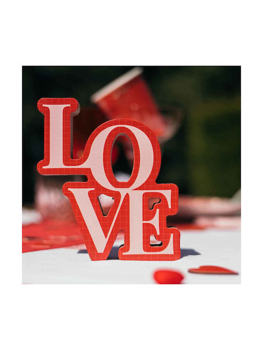 Beauty Home Декоративен Елемент Love От Дърво 11x12.5x1.5см