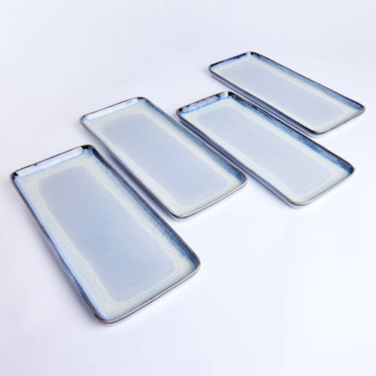 Butlers Artisan Servierplatte Keramik Blaue 30cm