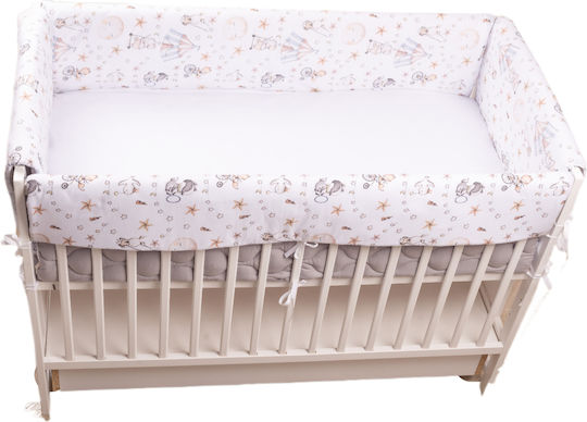 Kidizi Crib Bumpers Classic Inside Gray 60x120cm