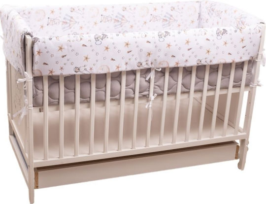 Kidizi Crib Bumpers Classic Inside Gray 60x120cm