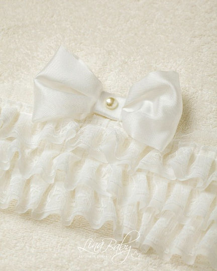 Lina Baby Set Christening Oilcloths Ecru 4 Pieces