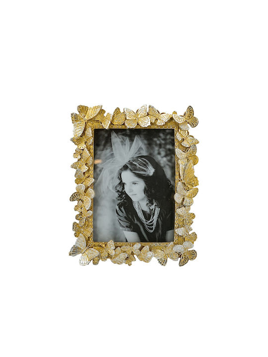 Artekko Rahmen Kunststoff 10.16x15.24cm mit goldenem Rahmen 1Stück