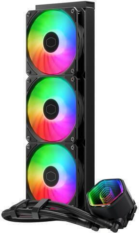 CoolerMaster MasterLiquid 360 Core II Υδρόψυξη AIO CPU με 3 Ανεμιστήρες 120mm και ARGB Φωτισμό