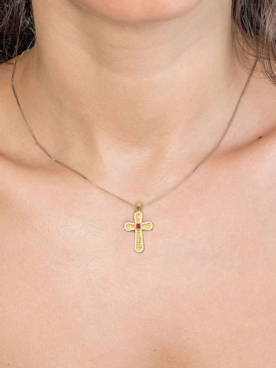 Kiriakos Gofas Women's Gold Cross 14K