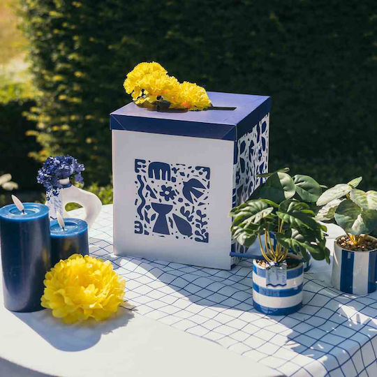 Beauty Home Dekorative Lampe Wachs-Politur Blau